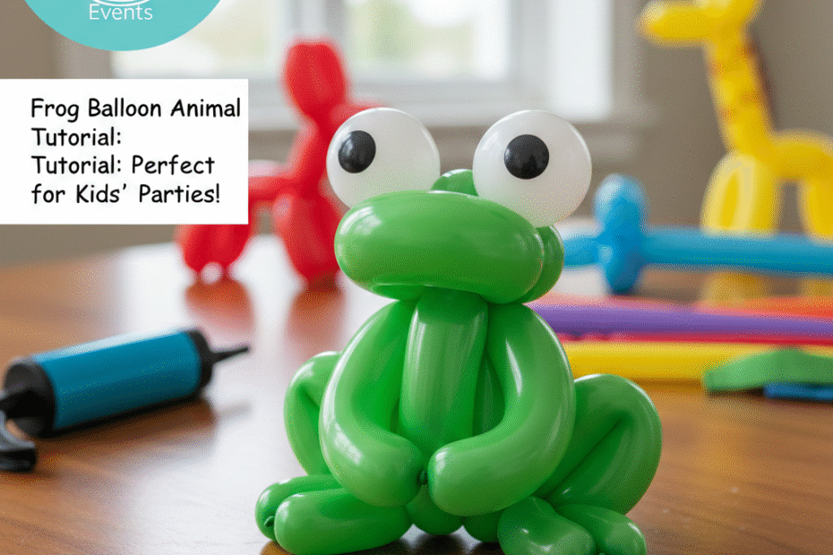 Frog Balloon Animal Tutorial