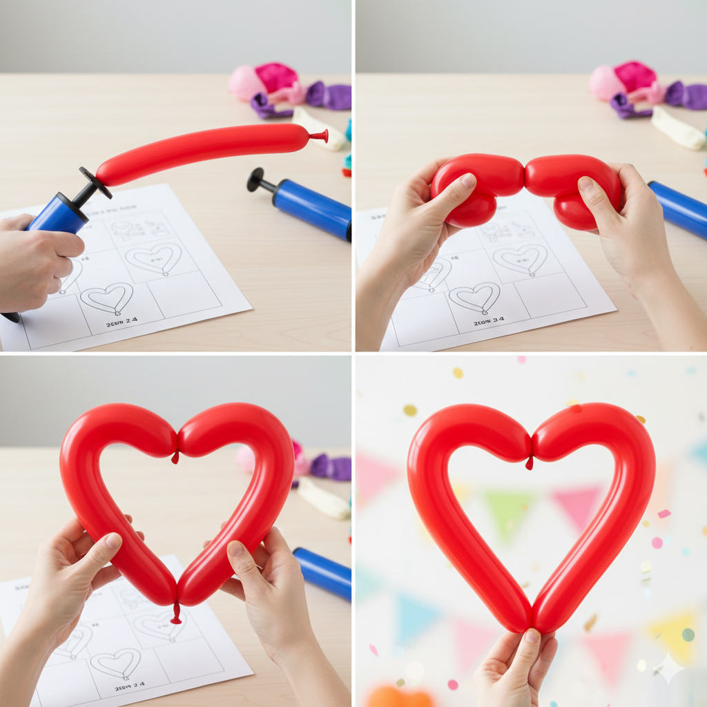 How to Make a Balloon Heart