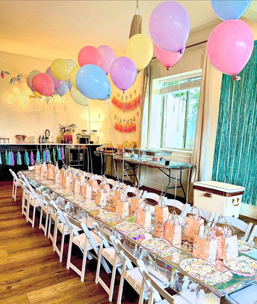Balloon Table Decorations