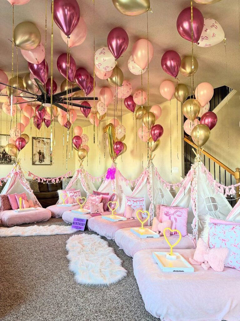 balloon ceiling decor