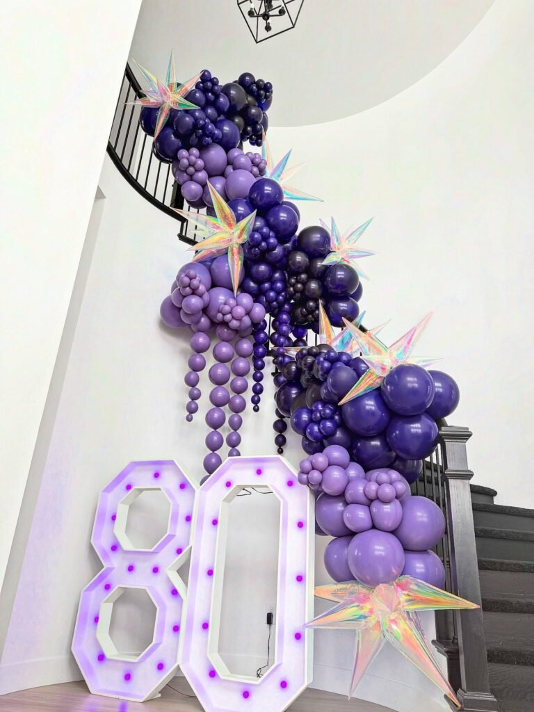 Birthday balloon decoration in colorado springs