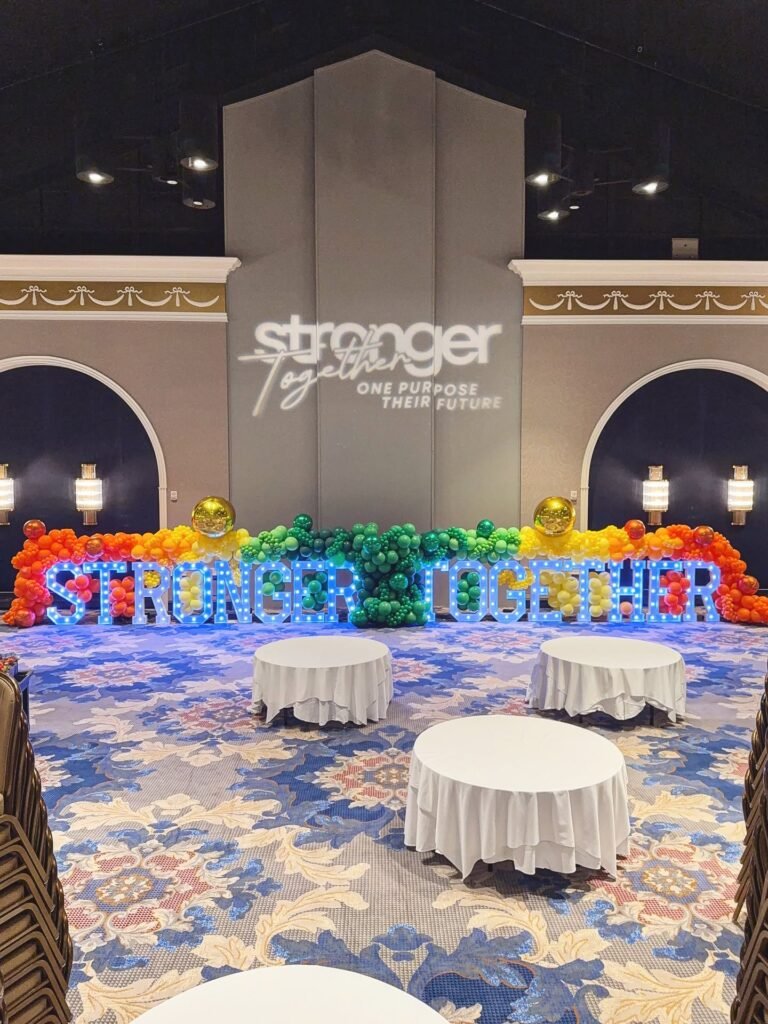 Brand Activation balloon decor in Colorado Springs