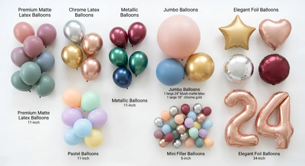 Best Balloons for Balloon Garlands