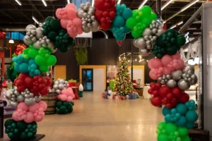 Colorful Brand Activation Balloon Arch