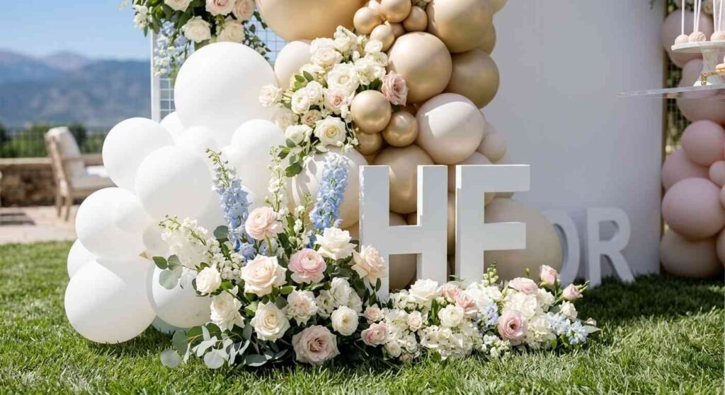 Gender Reveal Balloon Décor