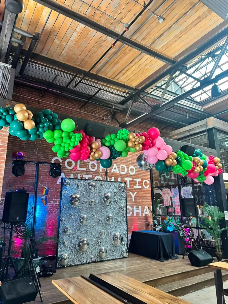 brand activation balloon decor