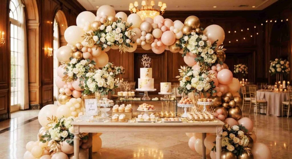 engagement balloon decor