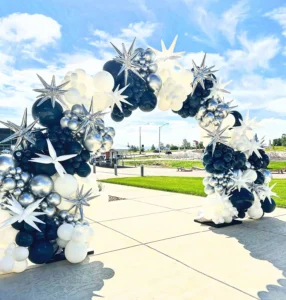 how many balloons for a 2 meter balloon arch