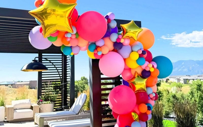 Birthday balloon decoration in colorado springs