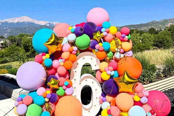 Birthday balloon decoration in colorado springs