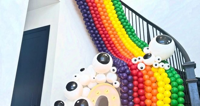 Birthday balloon decoration in colorado springs