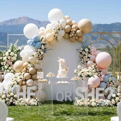 Gender Reveal Balloon Décor