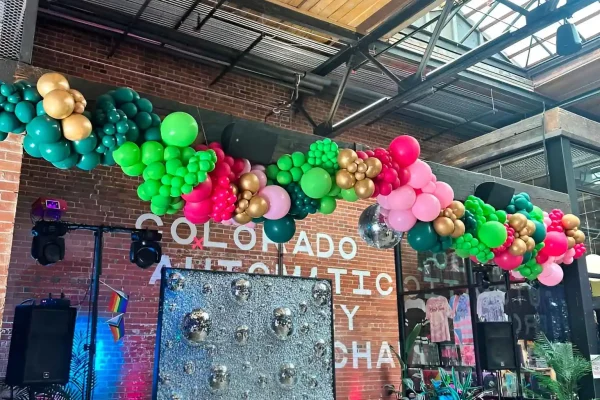 brand activation balloon decor