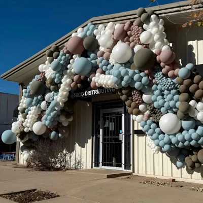 brand activation balloon decor