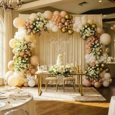 engagement balloon decor