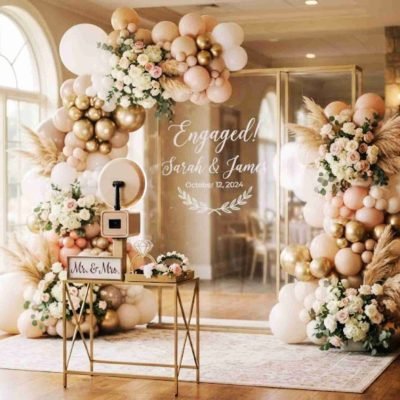 engagement balloon decor