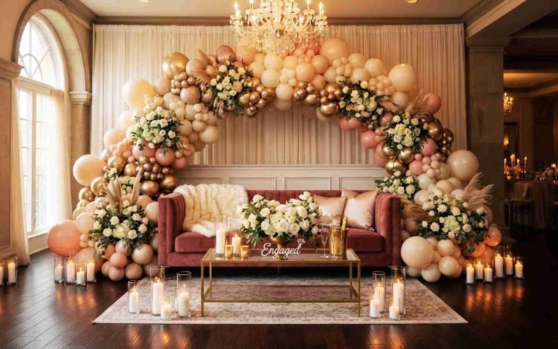 engagement balloon decor